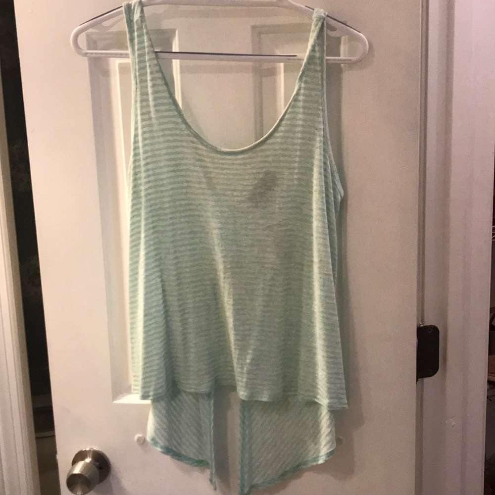 Open back tank